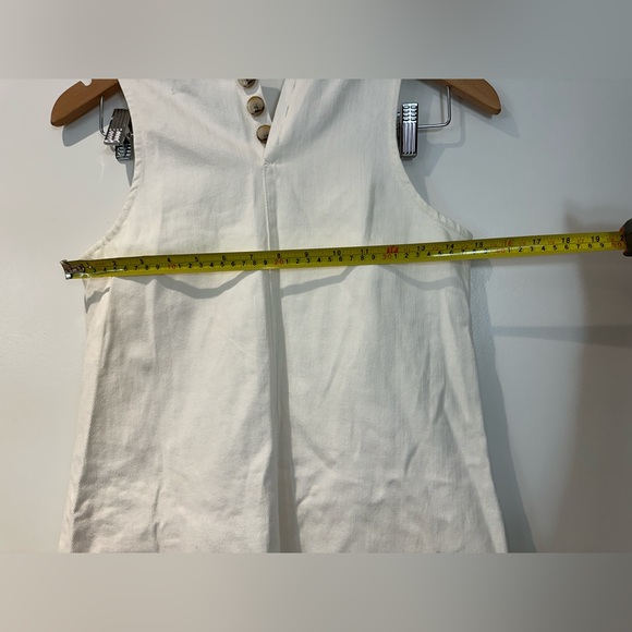 NWT J Crew white denim dress with pockets!! - Picture 10 of 12